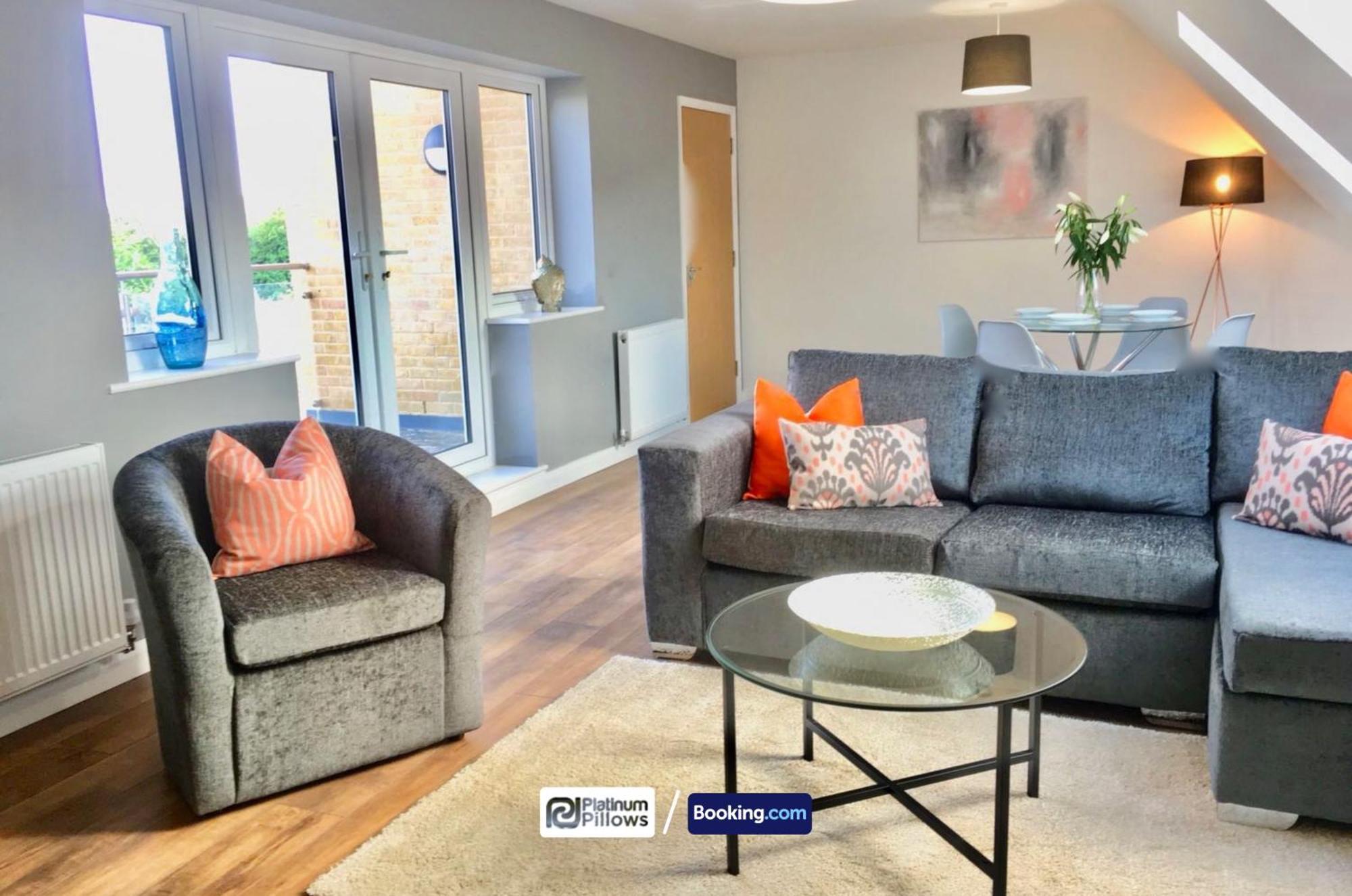 Modern Oxford 1Br Apt, Contractor & Family Accommodation, Near Oxford Hospitals And Science Park エクステリア 写真